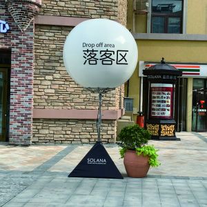 Customized Giant Inflatable Balloon Advertising Inflating Lighting PVC Helium