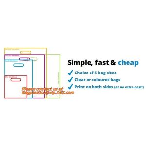 Frosted Die Cut Handle Take Out Bag for Bread Packing,reinforce die cut handle