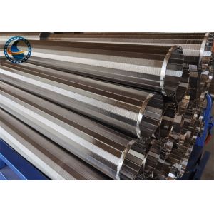 Cylinder Type Slotted Wedge Wire Screen Pipe Basket Strainer Stainless Steel