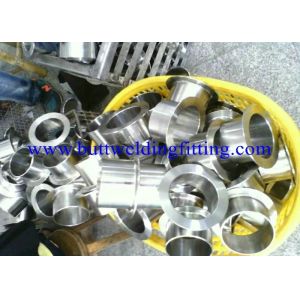 ASTM B564 UNS N06617 Forged High Pressure Pipe Fittings Steel Tee / Nipple