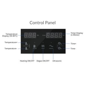 GT SONIC 200W Heated Ultrasonic Jewelry Cleaner 9 Liters Tank