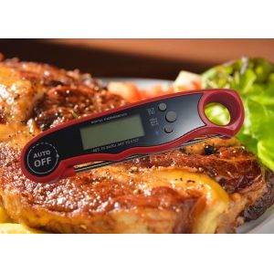 Bright White Backlit Digital Temperature Gauge Power Saving With 3 Seconds