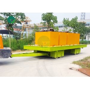 Industrial Material Handling Trackless Transfer Trailer Non Motor Transfer Cart