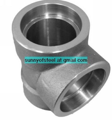 Buy stainless ASTM A182 F50 soket weld tee at wholesale prices