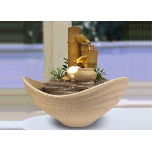 7 Inch Electric Bamboo Indoor Waterfall Fountain