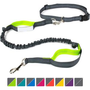 Tangle Free Bungee Dog Leash 100% Nylon Eco Friendly