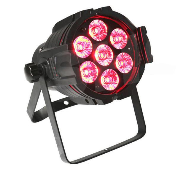Buy Small RGBW 7*10W 4in1 Led Par Can Uplights With Aluminum Die Casting Housing LED Wash Par Can Stage Light at wholesale prices