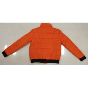 Orange Girls Kids Padded Jacket Rib Wrast Keep Warm Water Resistant