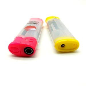 Torch Dy-F005 Model Plastic Windproof Butane Gas Lighter for Cigarette and