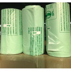 CUSTOMIZED COMPOSTABLE VEST CARRIER BAG, Foldable Compostable Plastic Vest