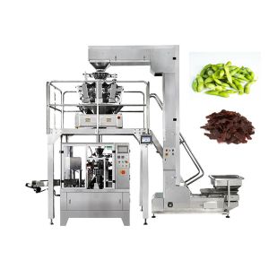 Doypack Zipper Bag Pouch Packaging Machine Filling Chips Meat