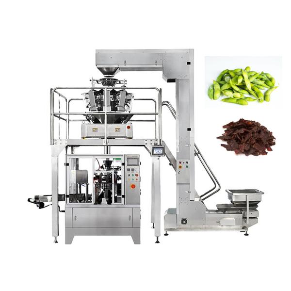 Buy Doypack Zipper Bag Pouch Packaging Machine Filling Chips Meat at wholesale prices