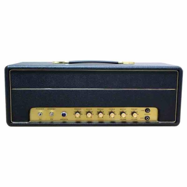 Buy Custom Grand Style JCM800 Hand Wired All Tube Guitar Amplifier Head in Black Tolex with Ruby Tubes 50W at wholesale prices