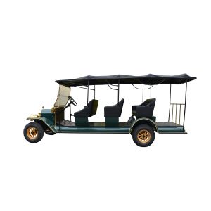 CE Approval Antique Electric Car 11 Seats Car Grade Painting