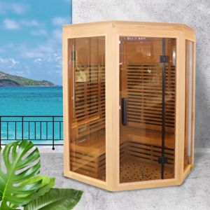 China Luxury Traditional 5-6 Person Himalayan Salt Dry Sauna on sale
