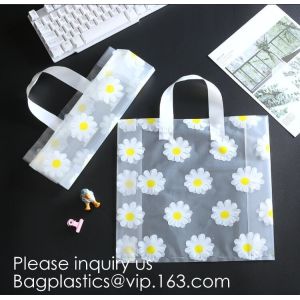 Multiple Patterns Floral Plastic Bags Boutique Gift Bag Clothing Packaging Soft
