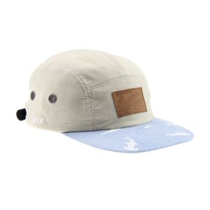 Customized Printing Corduroy Snapback Hat With Flat Peak And Leather Strap