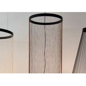 big designer pendant lamp black and gold led villa chandelier for hotel