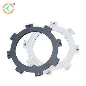 Silver Motorcycle Clutch Parts / Steel Clutch Plates For Motorcycle CD90