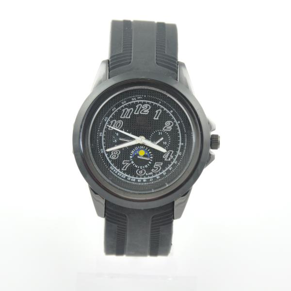 Pu Strap Japan Movt Quartz Watch