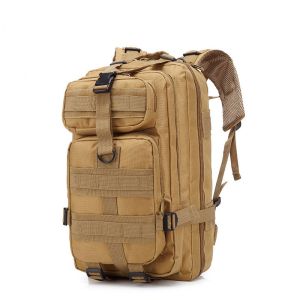 35L 900D Tactical Hiking Backpack Coyote Brown Double Stitched