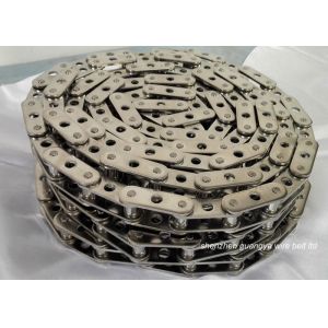 Quality Stainless Steel Double Pitch Roller Chain Machined With Custom Attachments for sale