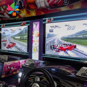 Double HD Tour Racing Arcade Cabinet , Outrun Arcade Machine Multiple Modes