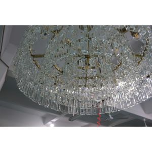 Marignan Round Chandelier 91cm Customized Elegant Brass Crystal Chandelier