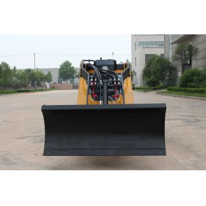 Snow dozer for mini skid steer loader