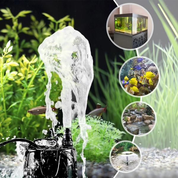 1060 GPH Submersible Aquarium Pump with Adapter Fast and Automatic Electric Water Exchange Aquarium Cleaning Pump Fish Tank Pump