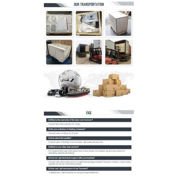 Pulse 200w 300w Suitcase Fiber Laser Cleaning Machine Rust Removal Machine