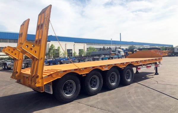 Heavy Haul Trailer | CIMC 4 Axle Excavator Trailer for Sale