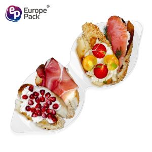 Food grade container disposable special shape hard plastic plates