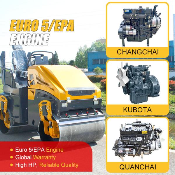 3 Tonne Road Roller Machine Vibratory Roller Double Drum Mini Road Roller Compactor for Asphalt & Soil Compaction