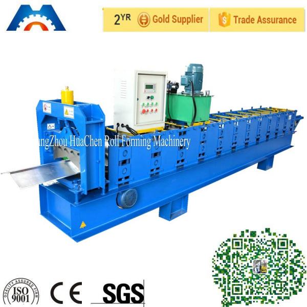 Buy Galvanized Steel Ridge Cap Roll Forming Machine With 12 Rows rollers 45# steel at wholesale prices