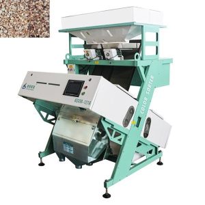 RGB CCD Camera 2 Chutes Peanut Color Sorter Machine For Pistachio Sorting