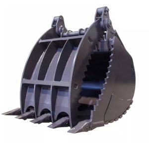 Volvo Excavator Hydraulic Thumb Bucket For Power Stations