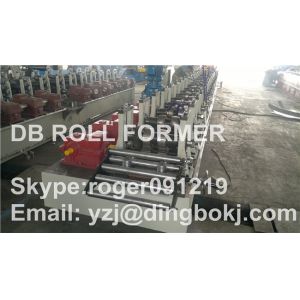 Solar Photovoltaic Purlin Roll Forming Machine With Punching Device