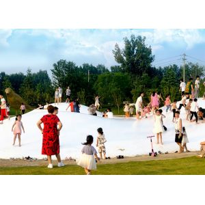 Waterproof PVDF Material Inflatable Theme Park / Outdoor Jumping Pillow