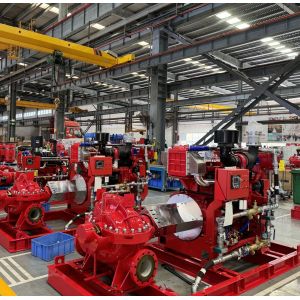 SCF200-150-480 Diesel Engine Driven Split Case Fire Pump 8×6" UL/FM Certified