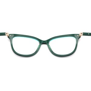 Full Rim Acetate Optical Frames Glasses OEM Eco Friendly With Flexible Spring