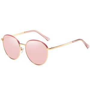 Retro Summer TAC UV400 Protection Sunglasses Metal Women Men Polarized