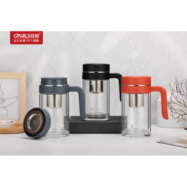 Unisex Borosilicate Glass Bottle For Camp Outdoor Activity