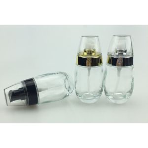 Liquid Emulsion White 30ml Glass Empty Essence Bottle