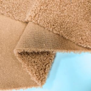 390gsm Polyester Sherpa Fleece Fabric