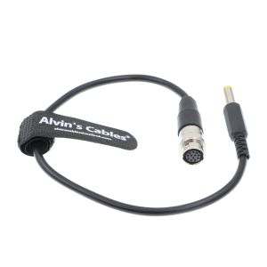 12 Pin Hirose to DC 12V Male Cable GH4 Power B4 2/3Fujinon Nikon Canon Lens