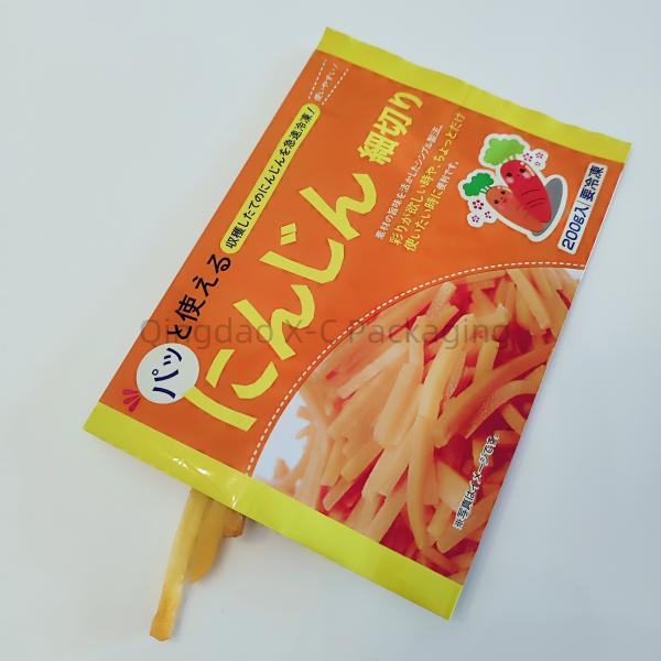 Custom Brand Laminated Back Seal Packing Bag Plastic Pillow Bags For Snack Foods