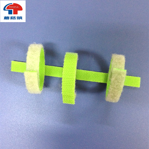 Custom Printed Hook Loop Cable Ties Reusable High Temperature Double Sided