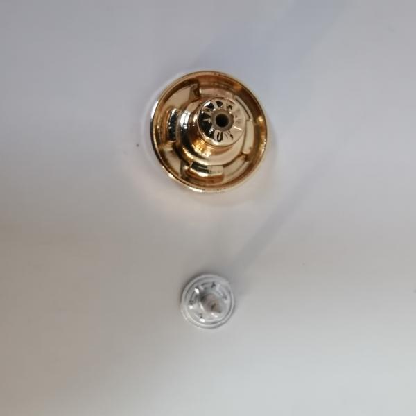 Factory wholesale custom LOGO high quality metal zinc alloy jeans button