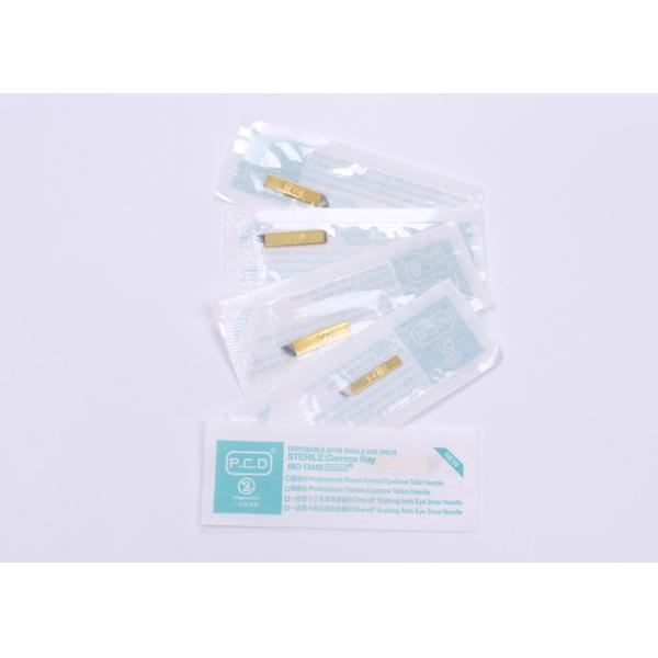 12 Pins Curved Flat Shape PCD Microblades Shading Tattoo Needles For Hairstroke Eyebrow
